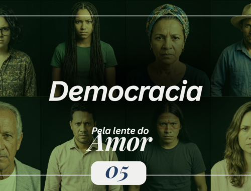 Pessoas dialogando sobre democracia, convivência e respeito às diferenças