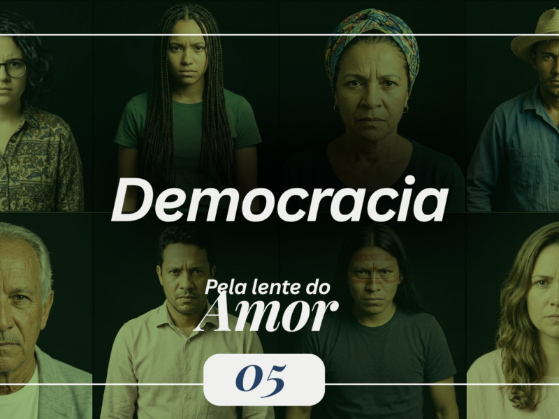 Pessoas dialogando sobre democracia, convivência e respeito às diferenças